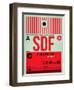 SDF Louisville Luggage Tag II-NaxArt-Framed Art Print