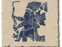 Mayan And Inca Tribal-sdmix-Art Print