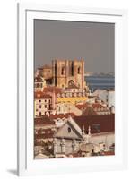 Se Cathedral at sunset, Alfama, Lisbon, Portugal, Europe-Markus Lange-Framed Photographic Print