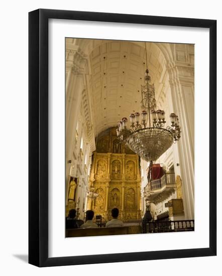 Se Cathedral, Thought to be Asia's Biggest Church, Old Goa, Goa, India-Robert Harding-Framed Photographic Print