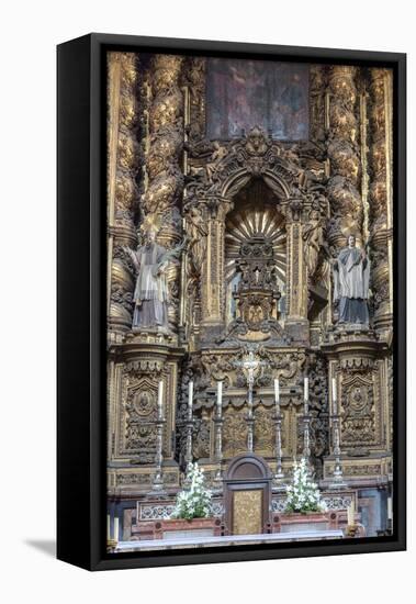 Se Do Porto, Europe, Portugal, Oporto, Altar-Lisa S. Engelbrecht-Framed Stretched Canvas