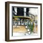 Se Frayer Une Place (Détail 2)-Sylvie Cloutier-Framed Art Print