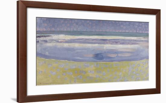 Sea after sunset-Piet Mondrian-Framed Premium Giclee Print