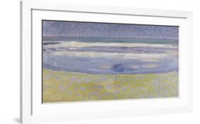 Sea after sunset-Piet Mondrian-Framed Premium Giclee Print