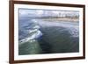 Sea and beach, Santa Monica, California, United States of America, North America-Peter Groenendijk-Framed Photographic Print