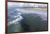 Sea and beach, Santa Monica, California, United States of America, North America-Peter Groenendijk-Framed Photographic Print