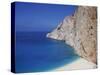Sea and Cliffs at Shipwreck Cove on Kefalonia, Ionian Islands, Greek Islands, Greece, Europe-Lightfoot Jeremy-Stretched Canvas