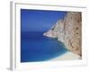 Sea and Cliffs at Shipwreck Cove on Kefalonia, Ionian Islands, Greek Islands, Greece, Europe-Lightfoot Jeremy-Framed Photographic Print