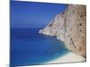 Sea and Cliffs at Shipwreck Cove on Kefalonia, Ionian Islands, Greek Islands, Greece, Europe-Lightfoot Jeremy-Mounted Photographic Print