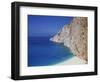 Sea and Cliffs at Shipwreck Cove on Kefalonia, Ionian Islands, Greek Islands, Greece, Europe-Lightfoot Jeremy-Framed Photographic Print