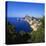 Sea and Cliffs by Cap De Formentor, Mallorca, Spain-John Miller-Stretched Canvas