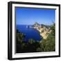 Sea and Cliffs by Cap De Formentor, Mallorca, Spain-John Miller-Framed Photographic Print