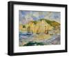 Sea and Cliffs-Auguste Renoir-Framed Art Print