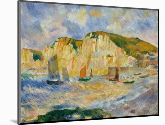 Sea and Cliffs-Auguste Renoir-Mounted Art Print