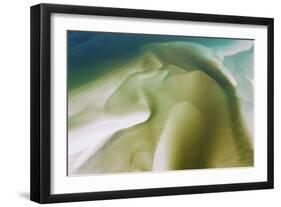 Sea and Fresh Water Covering Beach, Hill Inlet, Queensland, Australia-Peter Adams-Framed Photographic Print