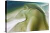 Sea and Fresh Water Covering Beach, Hill Inlet, Queensland, Australia-Peter Adams-Stretched Canvas