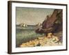 Sea and Rocks, Agay, 1893-Maximilien Luce-Framed Giclee Print