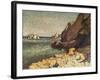 Sea and Rocks, Agay, 1893-Maximilien Luce-Framed Giclee Print