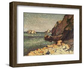 Sea and Rocks, Agay, 1893-Maximilien Luce-Framed Giclee Print