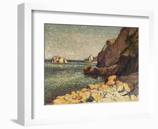 Sea and Rocks, Agay, 1893-Maximilien Luce-Framed Giclee Print