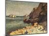 Sea and Rocks, Agay, 1893-Maximilien Luce-Mounted Giclee Print