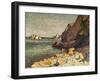 Sea and Rocks, Agay, 1893-Maximilien Luce-Framed Giclee Print