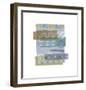 Sea and Sky I-P^ G^ Gravele-Framed Giclee Print