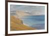 Sea and Sunshine, Lyme Regis, 1919 (Oil on Board)-Frank Bernard Dicksee-Framed Giclee Print