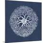 Sea Anemone on Indigo II-Vision Studio-Mounted Art Print