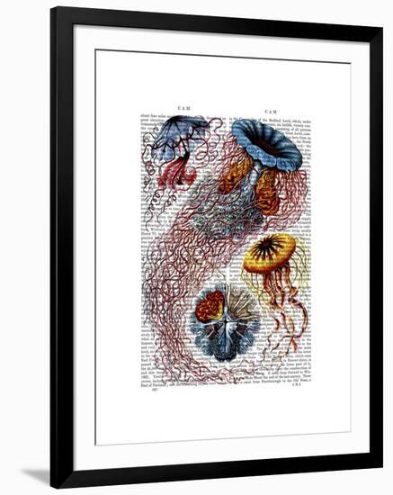 Sea Anemone-Fab Funky-Framed Art Print