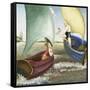 Sea Annunciation, 1 (2006)-Caroline Jennings-Framed Stretched Canvas