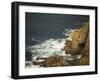 Sea Arch and Stacked Rocks at Land's End, Cornwall, England, United Kingdom, Europe-Ian Egner-Framed Photographic Print