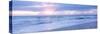 Sea at dusk, Gulf of Mexico, Naples, Florida, USA-Panoramic Images-Stretched Canvas