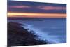 Sea at Sunset, Castelsardo, Sardinia, Italy-Guido Cozzi-Mounted Photographic Print