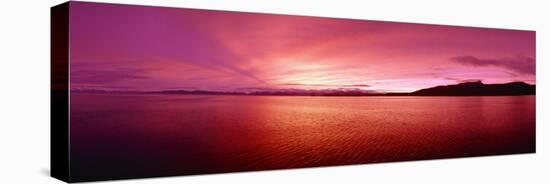 Sea at Sunset, Frederick Sound, Admiralty Island, Kupreanof Island, Alaska, USA-null-Stretched Canvas