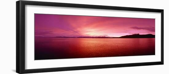 Sea at Sunset, Frederick Sound, Admiralty Island, Kupreanof Island, Alaska, USA-null-Framed Photographic Print