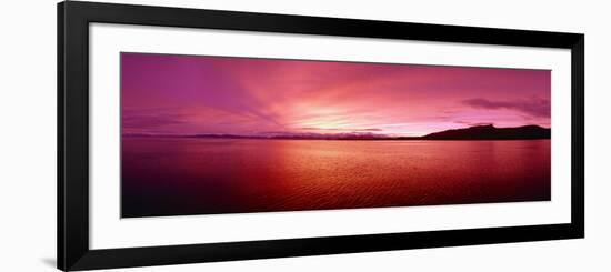 Sea at Sunset, Frederick Sound, Admiralty Island, Kupreanof Island, Alaska, USA-null-Framed Photographic Print