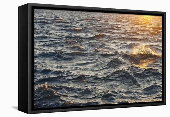 Sea at Sunset, Korcula Island, Croatia-Guido Cozzi-Framed Stretched Canvas