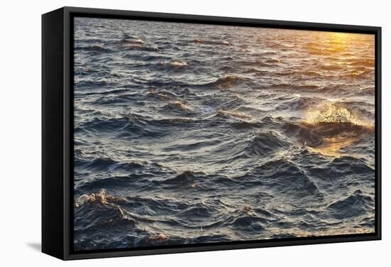 Sea at Sunset, Korcula Island, Croatia-Guido Cozzi-Framed Stretched Canvas