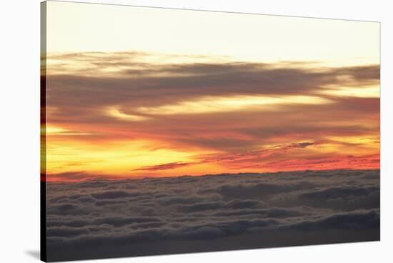 Sea at Sunset, Teide National Park, Tenerife, Canary Islands, Spain-Guido Cozzi-Stretched Canvas