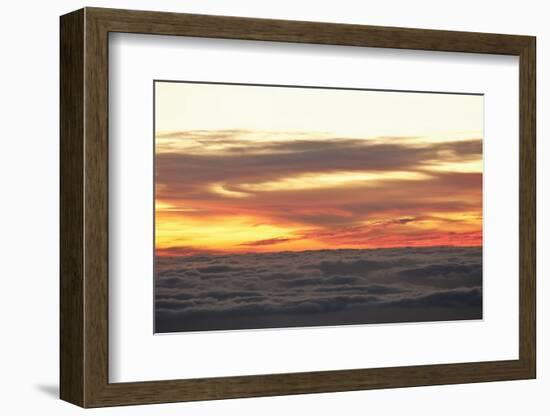 Sea at Sunset, Teide National Park, Tenerife, Canary Islands, Spain-Guido Cozzi-Framed Photographic Print