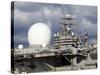 Sea Based X-Band Radar and the USS Abraham Lincoln-Stocktrek Images-Stretched Canvas