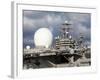 Sea Based X-Band Radar and the USS Abraham Lincoln-Stocktrek Images-Framed Photographic Print