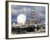 Sea Based X-Band Radar and the USS Abraham Lincoln-Stocktrek Images-Framed Photographic Print