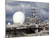 Sea Based X-Band Radar and the USS Abraham Lincoln-Stocktrek Images-Mounted Photographic Print