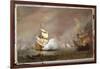 Sea Battle of the Anglo-Dutch Wars, c.1700-Willem Van De, The Younger Velde-Framed Giclee Print