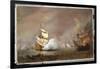 Sea Battle of the Anglo-Dutch Wars, c.1700-Willem Van De, The Younger Velde-Framed Giclee Print