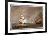 Sea Battle of the Anglo-Dutch Wars, c.1700-Willem Van De, The Younger Velde-Framed Giclee Print