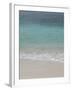 Sea, beach and sand, gentle waves picking up sand particles, Galapagos Islands-Jean Hosking-Framed Photographic Print