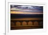 Sea beach at dusk, Seaside, Oregon, USA-Panoramic Images-Framed Photographic Print